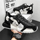 MVPBOY running shoes men's new spring versatile casual sports shoes men's bottom bag dad's shoes breathable mesh shoes men's shoes Sunshine C681 black 42