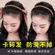Zuoou face wash headband for women 2025 new simple black twist headband with teeth anti-slip crushing hair artifact hairpin hair bundle black twist headband