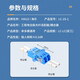 HAILE海乐 光纤适配器电信级LC-LC双工耦合器 LC法兰盘光纤对接头延长器光纤转接头 1个装 LC-2S-1