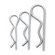 Jinggong B-type pin R-type pin elastic split pin stainless steel wave pin R-shaped pin bayonet hairpin lock pin 6 110 (5 pieces) B type spring steel