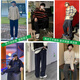 顶峰保罗（Dingfengbaoluo）直筒休闲裤子男春夏季高街阔腿裤潮牌运动长裤WH5609 绿色2XL