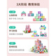 
Beizhi Deer Infant Children's Building Blocks Wood Large Grain Assembly Toys Layered Baby Puzzle 1-2 Years Old 3 Girls Table 6 Cognitive B (81 Building Blocks + 30 Digital Letters Enterprise