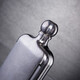 TAIC British Taico titanium pure titanium small hip flask outdoor portable flat hip flask titanium wine kettle high-end gift pot Haoyue Silver