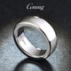 GsunG platinum men's ring PT950 wide-faced men's ring atmospheric glossy outer arc platinum ring for men. Priced by gram. Contact before bidding.