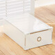 Chen'an transparent shoe box dustproof storage box can be stacked and combined shoe cabinet drawer type home desktop storage long boots short boots drawer type thickened (8 pieces) white 42 size 31x20cm