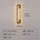 Light luxury post-modern light luxury crystal wall lamp living room background wall entrance aisle staircase decorative lamp simple bedroom bedside lamp gold 400 with three-color LED