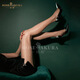 7373 Serie Aurora Glossy 360 Costeria sin costura Medias sexys altas densas densas Silky abiertos Pantyhose Piel de pantimedias de piel simple [entrepierna abierta]
