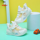 Babudou (BOBDOG) toddler shoes for babies, boys and girls, 1-3 years old 2 summer breathable single mesh front functional shoes anti-slip soft sole b223 beige [single mesh hollow] 19 size inside length 13.8cm