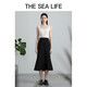The Sea Life OU Hai Yisheng Fishtail Little Black Jirt Women's Automn Band Jirt 12350 Black Mage M