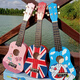 Han Qinxia 21 Cartoon hölzerne weibliche Musikinstrumente Kleine Gitarre kleine Gitarre Ukulele-Kinder-Einstiegs-Ukulele 21-Zoll-Weiß Kitty (verbesserte Version) 21 Zoll