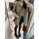 妍莉芬（yanlifen）风衣外套女秋季2025年新款春秋韩版休闲洋气女士短外套上衣女装 卡其色短外套风衣1081 45/55kg/M