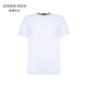 爱慕先生（AIMER MEN）爱慕先生20SS睿智T圆领短袖T恤上衣男士NS81D701 黑色 L (170)