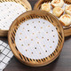 Fangcaodi disposable steamer paper 80 sheets round non-stick oil paper drawer cloth steamer cloth steamed bun steamed bun paper pad 23cm