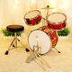 Pretty baby drum set children's toys boys 2 gifts for 3-6 years old beginners knocking on percussion instruments 8 jazz drums 5 birthday configuration tutorial to make children easy to get started