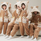 
Young love words parent-child pajamas autumn and winter onesie long-sleeved coral velvet family three and four family decoration children's home clothes YPF3893 puppy 3XL men 3XL (180-210Jin [Jin equals 0.5 kg])