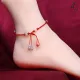 [NICE] Feminine red rope anklet for the year of the ox