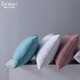 Oreiller Globon Core Coton Down Oreiller Oreiller Hôtel Five-Star White Oerte Plume Oreiller Core Single Adult Bleaching Blanc (modèle amélioré doux et pas facile à effondrer) Oerceau d'oie