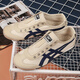 Zapatos fsat para hombres lienzo zapatos para hombres zapatos gump gump zapatos para hombres zapatos de tigre de un pie zapatos perezosos zapatos para hombres tigre tsuka primavera y otoño pareja lienzo 0606 metros lienzo azul 41