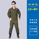 左斯客工作服套装男夏季薄款长袖军训工装电焊工地耐磨干活劳保服工装 军绿681上衣一件 170/L适合110至125斤