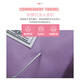 
Cool kar travel bag women's luggage bag large capacity fitness bag casual Oxford cloth bag short-distance travel handbag light purple [with shoe bin + dry and wet separation]