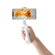 Huawei Original Selfie Stick Tripod Anti-Shake Bluetooth Fernbedienung Wireless Fotografie Douyin Mobile Live Internet Celebrity Stand Selfie Artefact Mini Tragbares Vlog-Shooting Photography Kurzes Video [Intelligent Control Version Bluetooth Fernbedienung] Tripod + Selfie Stick integriert-White