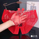Yan Beiwei's sexy underwear high-end lace open crotch revealing underwear thong couple exciting dating robe 8 838 bean green M