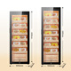 Baikelen Cigar Cabinet Constant Temperature and Humidity Spanish Cedar Wood Cigar Humidifier Household Compressor Air Cooler Precise Control Temperature and Humidity Independent Embedded WIFI Ammonia Removal Fingerprint Lock 1.6m丨Flagship Edition Cedar Wood Liner Full Basket丨288L Thin Section
