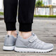 
Shuman Xiaozu old men's autumn and winter anti-slip soft sole middle-aged elderly father shoes mother sports casual shoes women one foot pedal foot shoes old Beijing cloth shoes mesh breathable walking shoes 829 gray men's style 41
