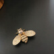 Idel Bee Sweater Coat Brooch Korean Corsage Female Cute Cartoon Pin Cardigan Button Korean Luxurious Accessories Goddess 38th Women's Day Birthday Gift for Wife and Girlfriend Bee Brooch XZ0007