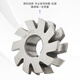 XMSJ high-speed steel concave semicircular milling cutter arc R cutter three-sided edge disc arc milling cutter R1R2R8R10R20 R12590X39