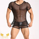 Ji uuy (jiuuy) erotischer Tanga, atmungsaktives und sexy Styling von Männern, Maschenanzug, Körper Schönheitsnetz