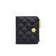 Viney wallet female short folding large capacity coin purse female simple light luxury rhombus wallet student zipper wallet
