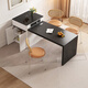 Pashaman Dining Table Rock Slab Island Dining Table Integrated Open Kitchen Small Apartment Telescopic Dining Table and Chair Combination Advanced 1745y Caterpillar Dining Chair 4 (1047p) 12 mm M Rock Panel Rock