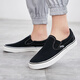 Huili Warrior Canvas Shoes Student Low Top Shoes Lazy Shoes informales para hombres WXY-A008 Negro 42