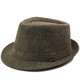 
Carroden new product elderly summer linen hat summer fashion men middle-aged and elderly hat old man old man imitation piment breathable outdoor hat cool gray (large size 60cm)