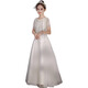 
Bu Liancao Girl Guzheng Costume Stage Performance White Princess Birthday Skirt 4-12 Years Old Host Piano Playing White 160 cm
