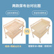 Table de couches bei happy table de soins de bébé nouveau-né pour bébé change de couches massage et touche baignable en bois massif multifonction organisation d'organisation de rangement étagère de rangement en bois massif de couches en bois + tapis de soins de la couronne