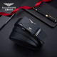 FALAMAONE Brand Boîte à cadeau de portefeuille de ceinture masculine Ensemble de boucle automatique en cuir authentique pour le cadeau de la fête des pères d'anniversaire des garçons portefeuille pratique + ceinture [Cadeau en bois massif haut de gamme]