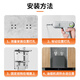 Miaoxin Siyu range hood lift hook up and down adjuster bracket universal hanging piece floating hanging board rack thickened telescopic bracket universal hanging piece 201 stainless steel standard model
