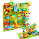 Feelo kompatibel mit LEGO großen Partikeln Bausteine ​​Kinderspielzeug versammelte Jungen und Mädchen Geburtstagsgeschenke 212 Bausteinwand Wand