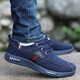 Old Beijing cloth shoes spring and autumn casual shoes men's shoes breathable classic board shoes one foot canvas shoes men driving A25 gray 42