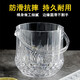 Tanbeiman Acrylic Ice Bucket Home Commercial Bar Small Ice Bucket Beer Whiskey Bucket Transparent Plastic Ice Bucket Upgraded and Thickened Gray Diamond Style Ice Bucket 1 (Silver Handle) + 1 Stainless Steel Ice Clamp