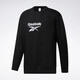 Reebok Reebok Paare Model Crew Basic Logo Classic Dicked Long Sleeve Pullover Pullover GU3873 GU3883_Black A/XL