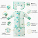 Baby-faced baby sleeping bag, large children's anti-kicking quilt, baby's removable sleeves, extended bag, newborn autumn and winter thickened quilt