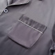 Modal Ice Seide Pyjamas Herren Sommer Dünne langärmelige 2025 Neue Herrenfeder und Herbst simulierte Seiden-Heimkleidung Set 1098 L [Vorgeschlagen 100-130jin [Jin ist 0,5 kg]]