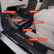 
Che Yuhong Buick GL8 foot pad 653T652T25Sgl8 Fathead Yu Luzun Road official foot pad 28T seven-seater foot pad black beige three rows seven-seater single-layer