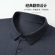 宝财羊爸爸夏装冰丝短袖t恤男条纹polo衫半袖中老年人上衣服父亲节礼物
