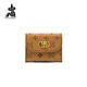 Vogelscheuche Klappe kleine Brieftasche für Frauen Kurzkartentasche für Frauen High-End New Internet Promi Wallet für High-End-Geburtstagsgeschenk für Freundin 34827-6z Brown
