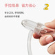 Zhimu Shi Zhimu Shi nasal suction device for infants and newborns. Special children's nasal suction device for manual and hand-pull cleaning of boogers and snot. Zhimu Shi nasal suction device + nasal elf children's nasal spray