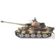 
Henglong Large tank 2.4G super large German Tiger King remote control toy tank track tank 3888A gift Basic version (all car plastic) 1800mAh battery